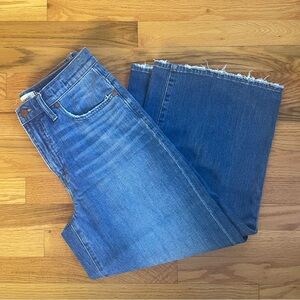 Madewell wide leg crop jeans
